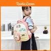 Boys Girls Kids Pattern Backpack With Curved Shoulder Straps For Early Education