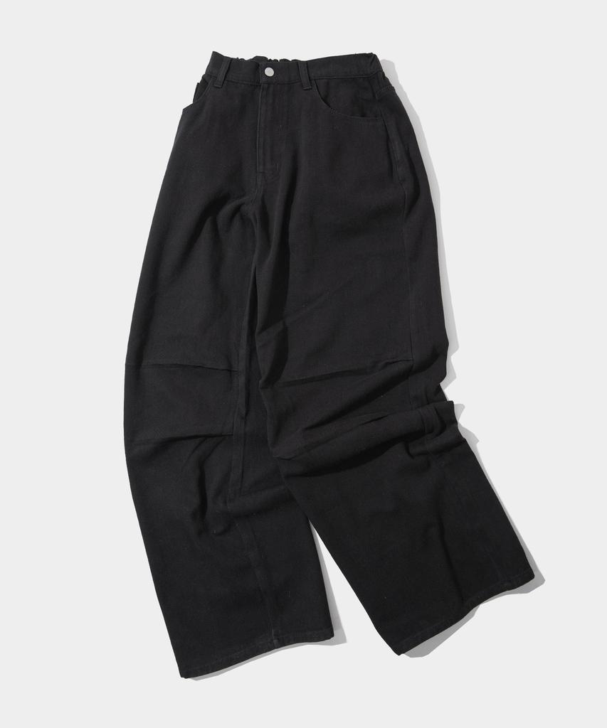 SOME PLACE Cotton Wide Parachute Elastic Cargo Pants _ 4 Colors