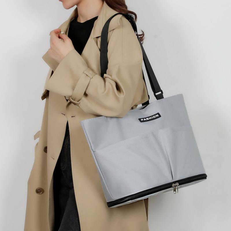 New Large-capacity Universal Wheel Bag Supermarket Shopping Portable Waterproof Handbag Foldable Luggage Trolley Bag Tugboat Bag Storage Bag