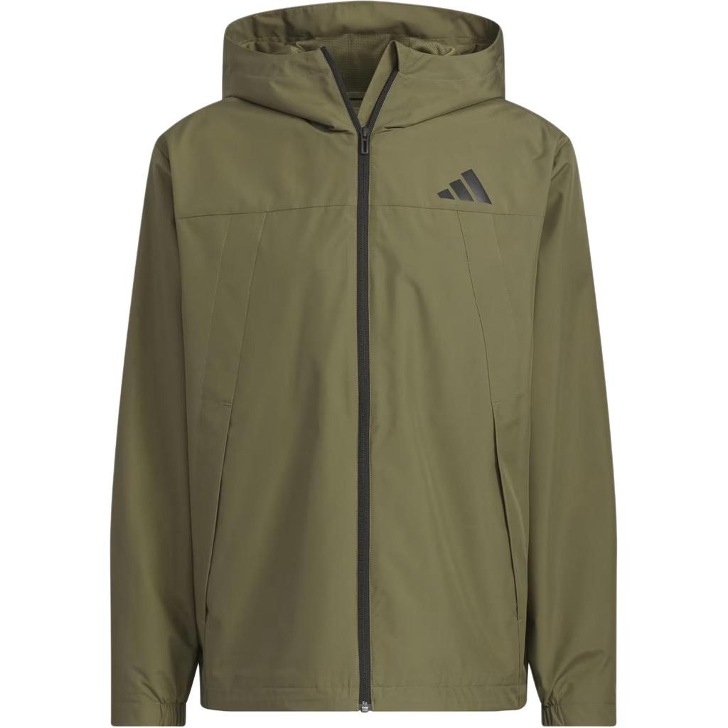 Adidas Value Range Woven Jacket With Hood And Zipper Long Sleeve Men Jackets KA9311