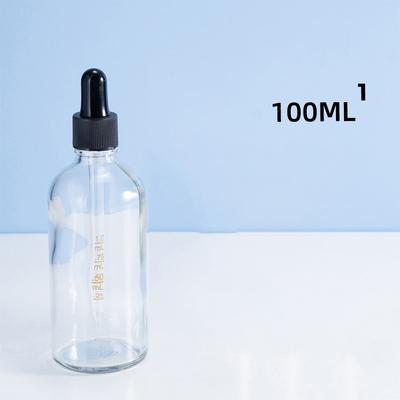 Dråpeflasker med kalkreagens øyedråpe gjennomsiktig glass aromaterapi væskepipetteflaske påfyllbare flasker Reise