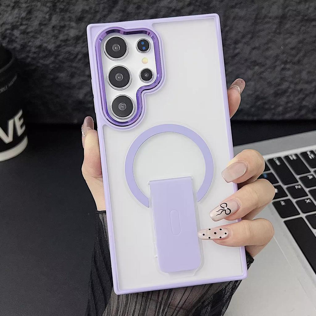 Invisible bracket Magnetic case Samsung Galaxy S11Ultra mobile phone case S11 skin matte protective case