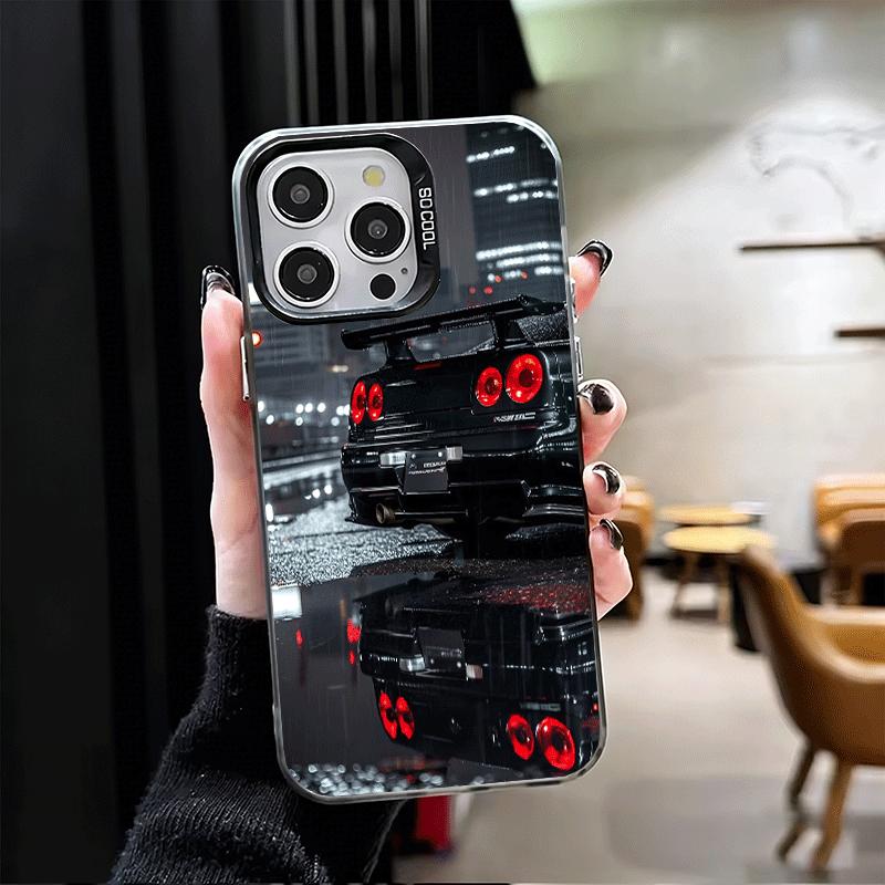 Japanese Sports Car G-GTRR Soft Phone Case for iPhone 15 16 17 Pro Max 17Air 16E 14 Plus 13 12 Mini Shockproof Cover Back Shell