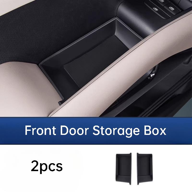 For BYD Atto 3 Yuan Plus ADAS Smart Driving Edition Car Door Handle Storage Box Leather Organizer Tray Interior Accessories