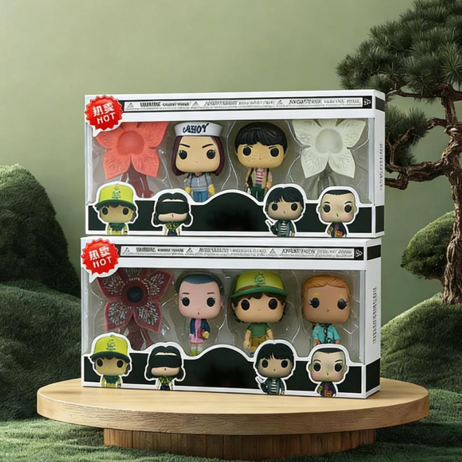 In Stock Movie Character Figures 3-Piece Set Creative Cute Desktop Ornaments Surprise Gift Box Holiday Surprise Gift
