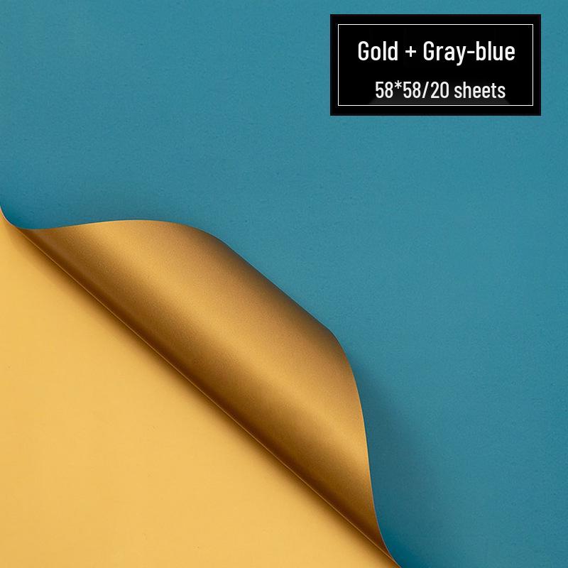 Tweekleurig Bloemenboeket Inpakpapier voor Verse Bloemen - Oya Papier