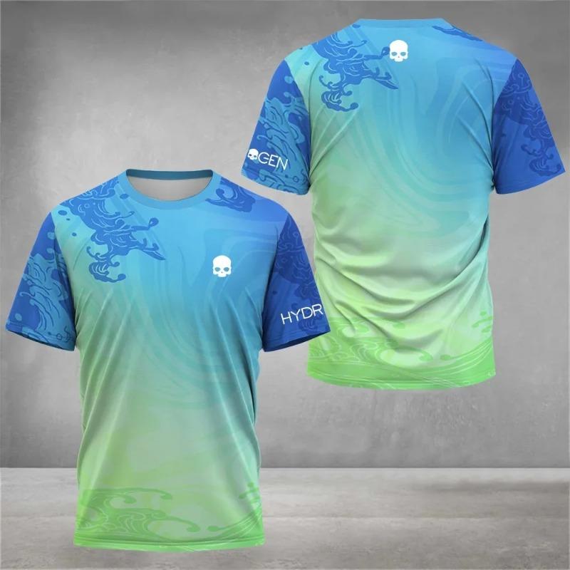 

High-quality 3d Printed Tennis T-shirts for Both Men and Women, Summer Quick-drying Badminton T-shirts, Motorcycle Clothing M