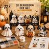 Grup Aktivitesi İçin Takı Yapım Malzemeleri 3D Cadılar Bayramı Köpeği Kendin Yap Sanat Seti, Boncuklu Yavru Köpek El Sanatları Kiti, Sevimli El Yapımı Hediye Hayvan Severler Hayvan Kiti Yeni Başlayanlar