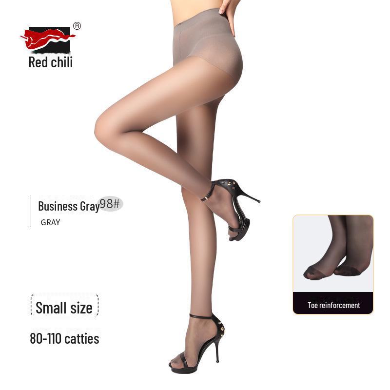 

Женские летние бархатные колготки из шелка красного перца - сексуальные черные чулки Small size (80-110 catties)