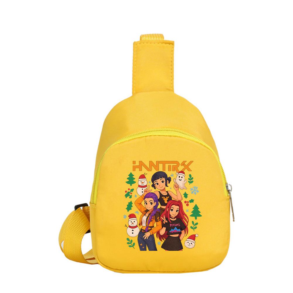 K-Pop Demon Hunters Printed Shoulder Bag Crossbody Bag Kawaii Portable Compact Storage Bag Crossbody Pouch Kid Birthday Christmas Gift