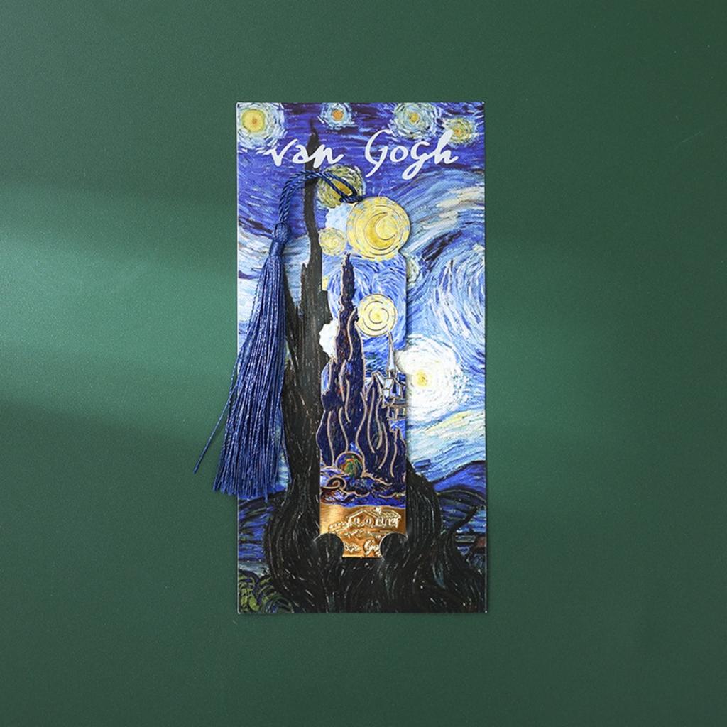 Oil Painting Bookmark Classical Vintage Art Bookmark Metal Bookmark Elegant Artistic Book Clip For Gift Giving Student Rewards