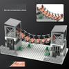 WW2 Suspension Bridge Soft Ladder Scale Ratio Model Brick Playset Army Base Barbed Wire Block Bricks Brick Playset Playset Toys  Playsetss