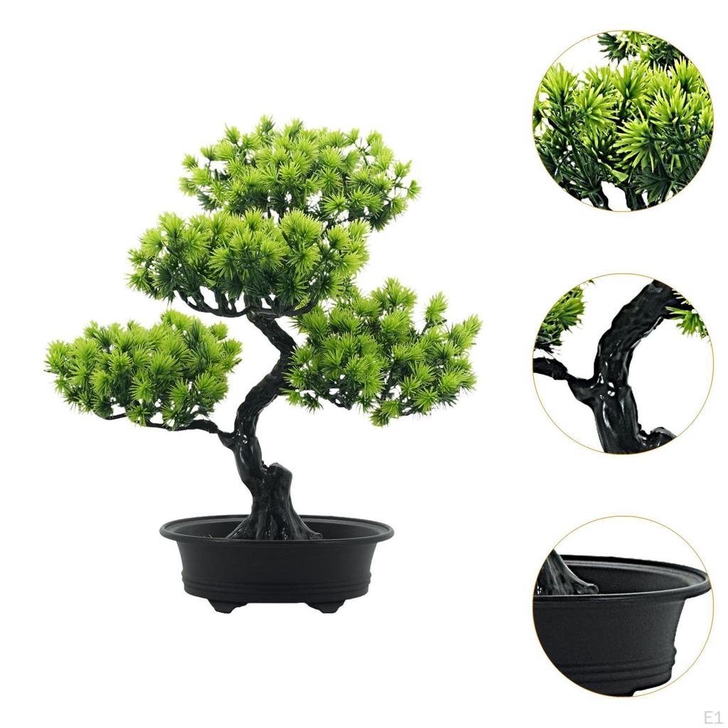 Artificial Bonsai Tree Plants Potted Indoor Fake for Table