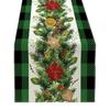 Christmas Table Runner Festive Home Table Cover Tablecloth for 2025 New Year Dropshipping