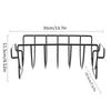 BBQ Rib Holder Metal Lamb Rib Grilling Stand Nonstick Chicken Rack BBQ Grill Accessories For Garden Barbeque Parties Family