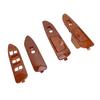 4pcs Window Switch Panel Set Front Rear Left Right for Land Cruiser J100 1998‑2007 Left Hand Drive Mahogany Color