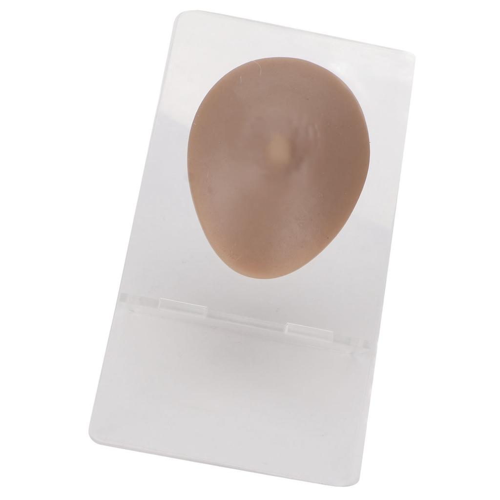Soft Silicone Single Nipple Model 3D Elastic Simulation Reusable Display Props Body Piercing Model