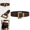 Style Rivet Leather Belt With Alloy Pin Buckle For Casual Outfits And Street Fashion