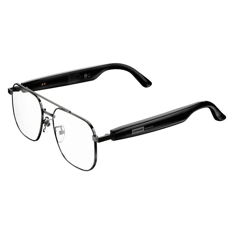 Original Lenovo GS105 4K Smart Wireless Glasses Bluetooth 6.0 AI Sunglasses HD Hands-free Calls Music Headphones ENC Noise Cancellation Dual Mic