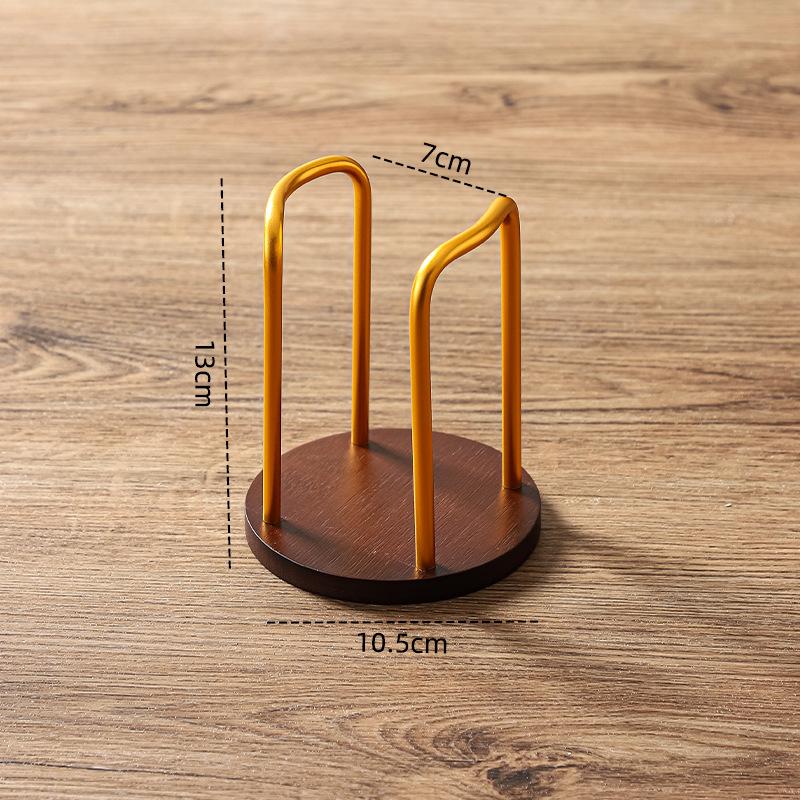 

High-value paper cup holder disposable cup cup holder desktop coffee table storage rack tea cup coffee cup bamboo cup holder