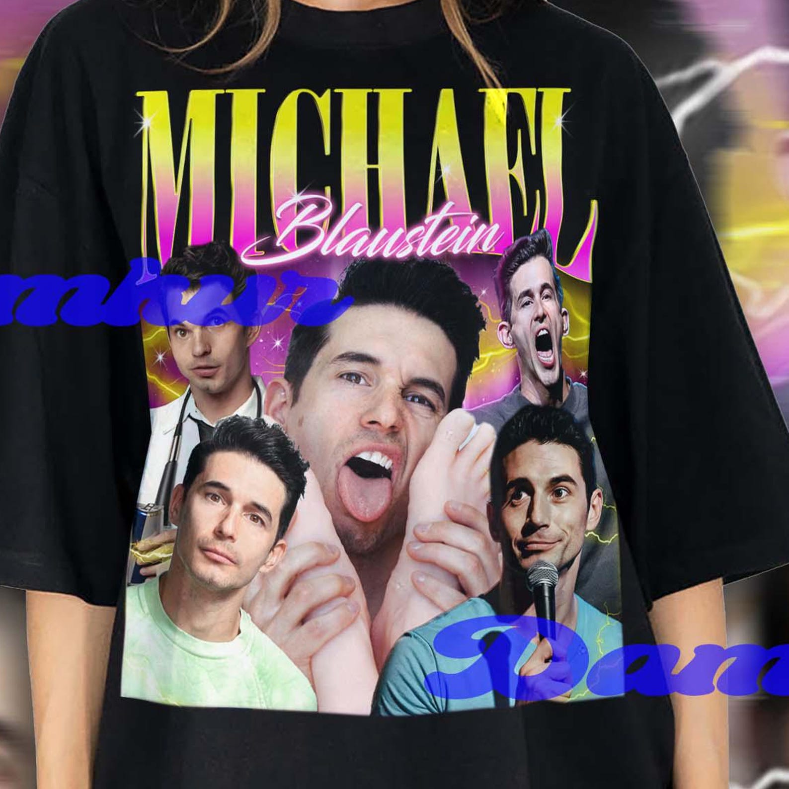 Michael Blaustein Shirt, Michael Blaustein Tshirt, Michael Comedian Merch Tees, Michael Blaustein Retro T-shirt, Christmas Present Ideas M