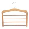 Anti Slip Pants Hanging Wooden Pants Rack Multi Functional Multi-layer Flat Hook  Hotel