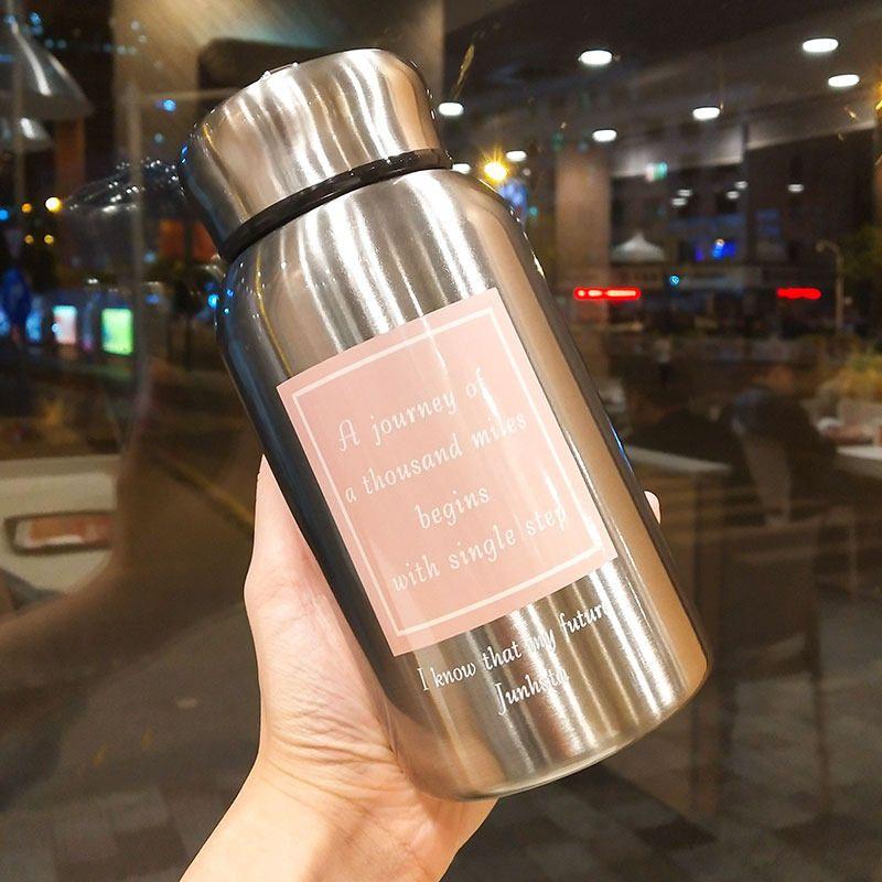 

Large Capacity Men s and Women s High-End Tea Cup Pink 600ml + Cloth Cover Color Random