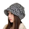 Internet celebrity confinement hat women's black autumn and winter warm knitted versatile pullover stack hat head hat double-sided cold hat