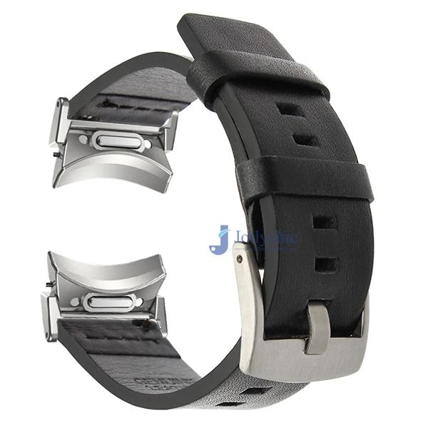 No Gaps Leather Band for Samsung Galaxy Watch 7 6 5 4 40 44mm Quick Fit Metal Buckle Strap for Galaxy Watch6 4 Classic 43 47mm