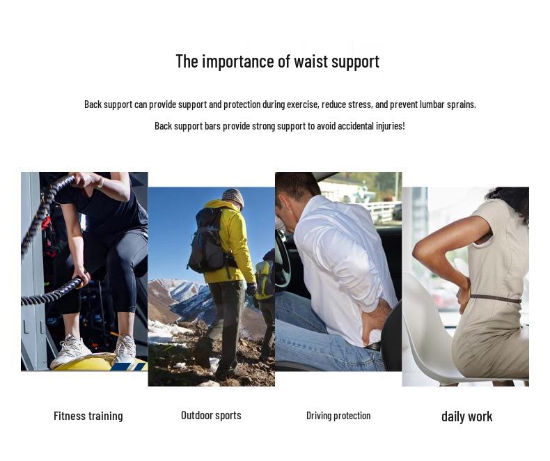 Sommer Lendenstützgürtel: Atmungsaktive Taillendekompression, Stahlplattenstütze, Bauchformung für Männer und Frauen.