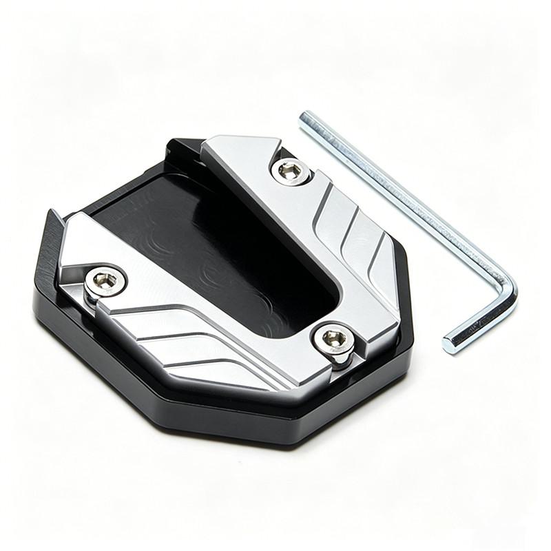 

Motorcycle Bike Parking Kickstand Extender Foot Side Stand Pad Support Plate Motorbike Accessories Parking Stand Foot Pad белый