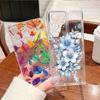 Flowers Leaves Print Case For Samsung S26 Ultra S25 FE S24 S23 S22 Plus S21 A15 A25 A35 A55 A16 A26 A36 A56 A17 A37 A57 5G Clear TPU Soft Cover