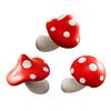Cute Mushroom Wall Hook Decorative Key Holder Hook No Drill Wall Mounted Red Mushroom Hook for Bedroom Bathroom Entryway Coat Scarf Bag Towel