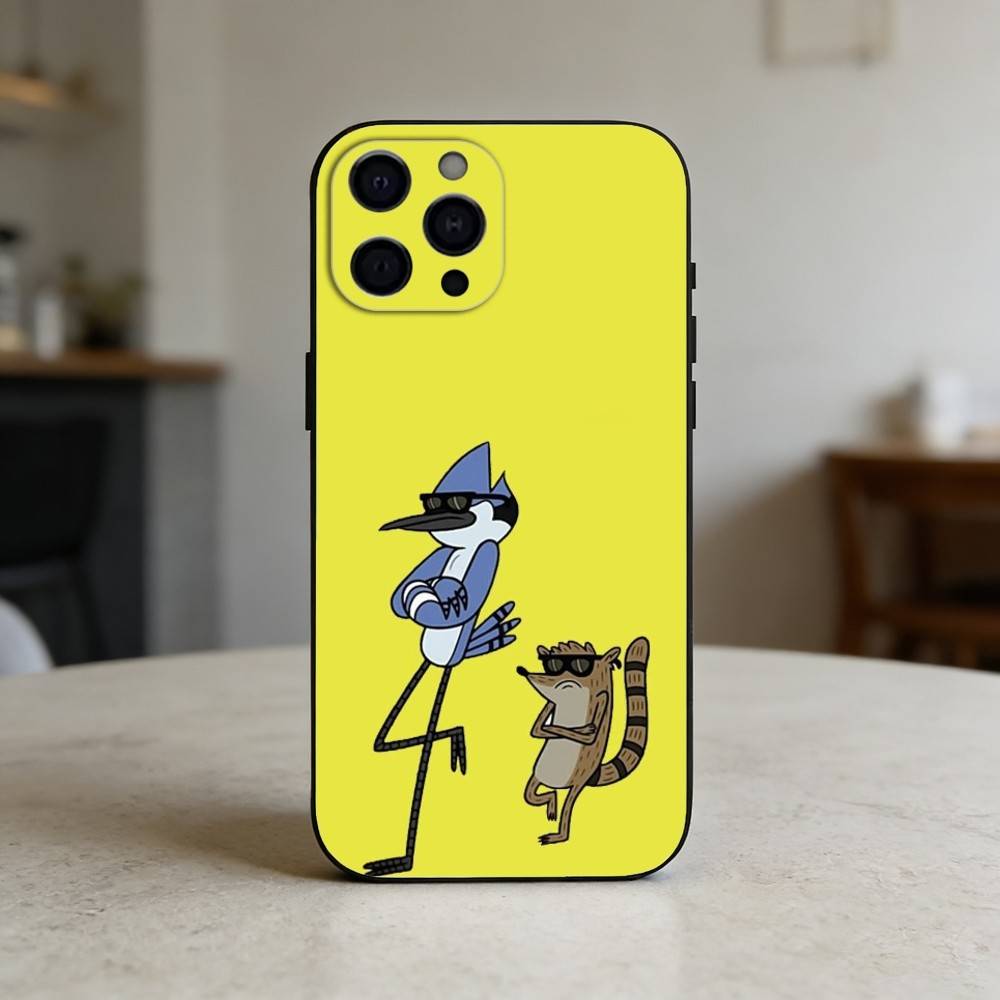 chill slacker mordecai     Phone Case Silicone black Soft For IPhone 17,16,15,14,13,12,11,SE,Plus Pro Max iPhone13PRO