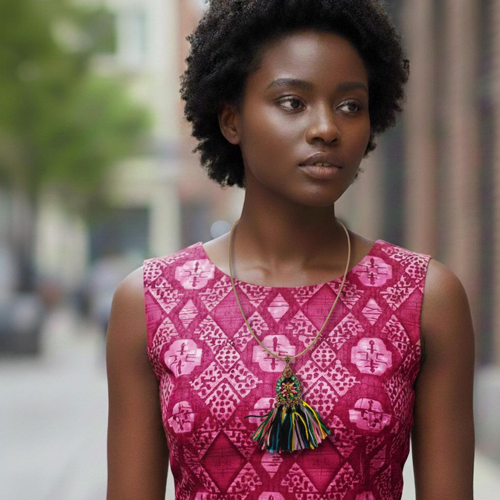 Boho Ethnic Tassel Geometric Zen Necklace - Retro Hollow Sweater Chain Braided