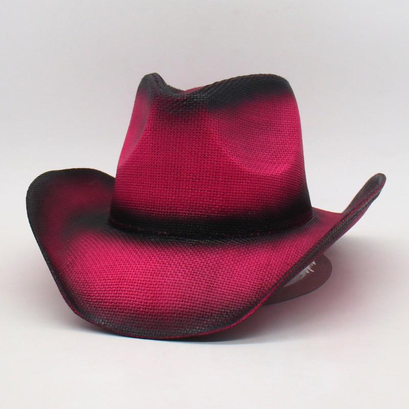 

Men S And Women S Sunshade And Sun-Proof Panama Straw Hats Classic Western Cowboy Hats one size [hard straw hat]