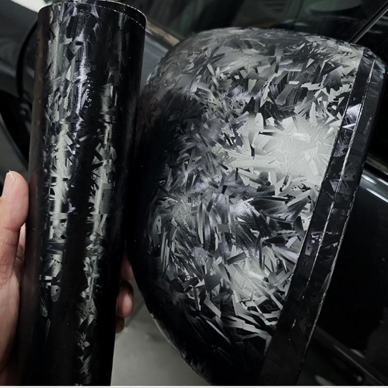 

Matt Forged Carbon Fiber Black Vinyl Paper for Car Decal Car Film Covering Wrapping Tools Motorcycle Stickers Vinyls Accessories 20CMX152CM