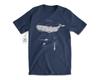 Sperm Whale Anatomy T-shirt - Whale Biology Drawing, Screen Printed On a Soft Cotton Shirt