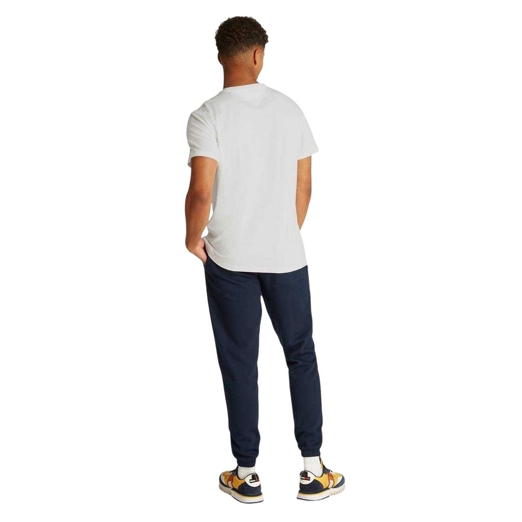 Tommy Jeans Mens Lettering Crew Neck Slim T-Shirt