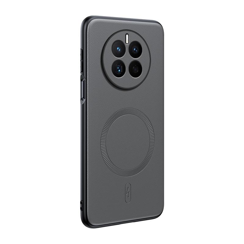 For Huawei Mate 50 Case Magnetic Leather Shield Cover For Huawei Mate 50 High Quality Anti-Fingerprint Non-Slip PC+TPU