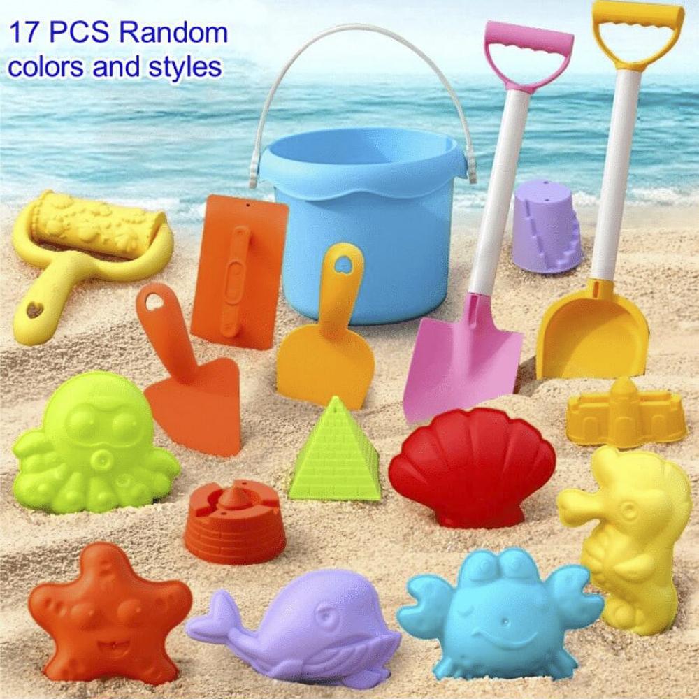 20pcs Kids  Beach Toy Set, Beach Car, Sand Digging Toy,Summer Beach Gifts for Kids,Outdoor Day at the Beach