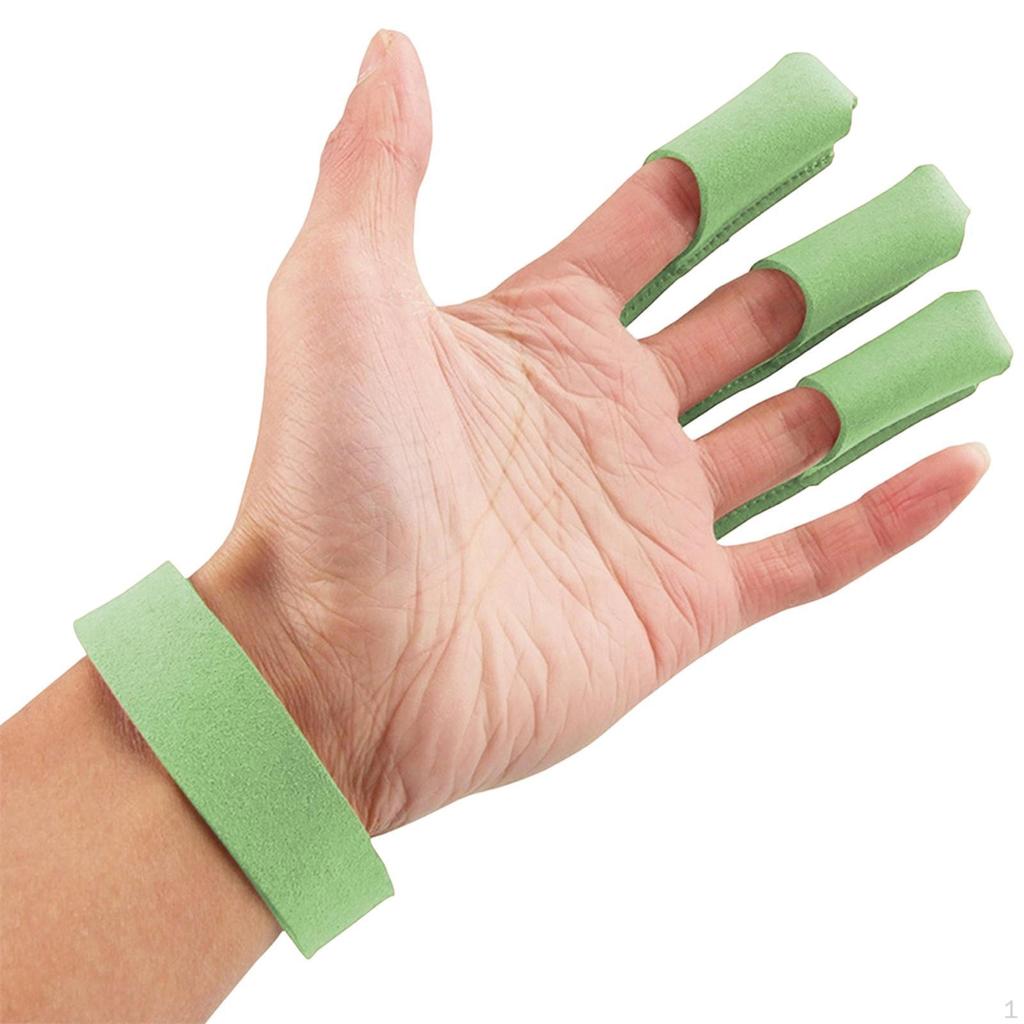 Archery Gloves Youth Men Training Tool Protect Adjustable Three Finger Guard