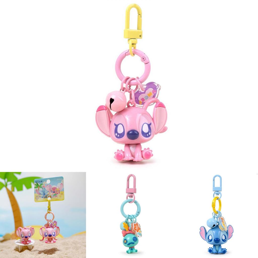Porte-clés d'été Stitch avec breloque en PVC pour enfants et collectionneurs
