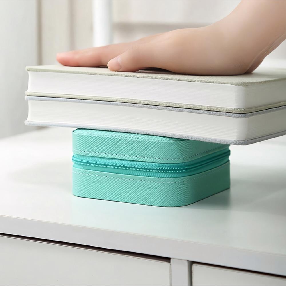 Mehrzweck-Schmuckorganizer für Halsketten und Ohrringe, mit 6 Fächern, perfekt für den täglichen Gebrauch, Reisen und Fitnesstaschen zwq