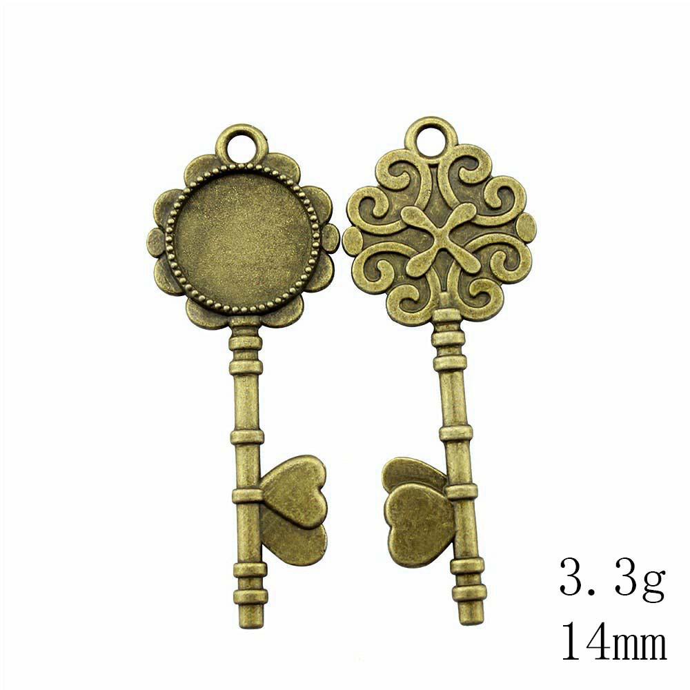 Back To School Jewelry And Accessories Fit Round 16mm Glass Cabochon Base Setting Tray Accessories Parts Items Accessories Accessories