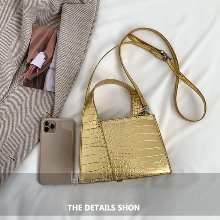 Fashion Crocodile Pattern Women's Handbag Shoulder Messenger Bag
