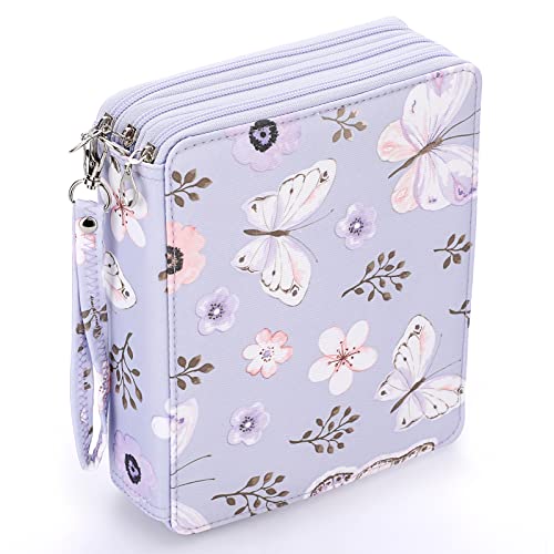 

Sumnacon Colored Pencil Case, Holds 120 Colored Pencils, Large Capacity Pencil Case, Pencil Storage Case, Simple Stationery Holder, Popular Pen Box, Z
