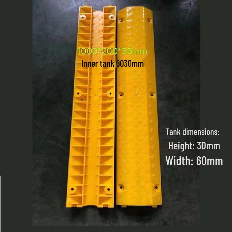 Cable Trunking Speed Bump: PVC Indoor/Outdoor Wire Protection Channel & Road Crossing Cover