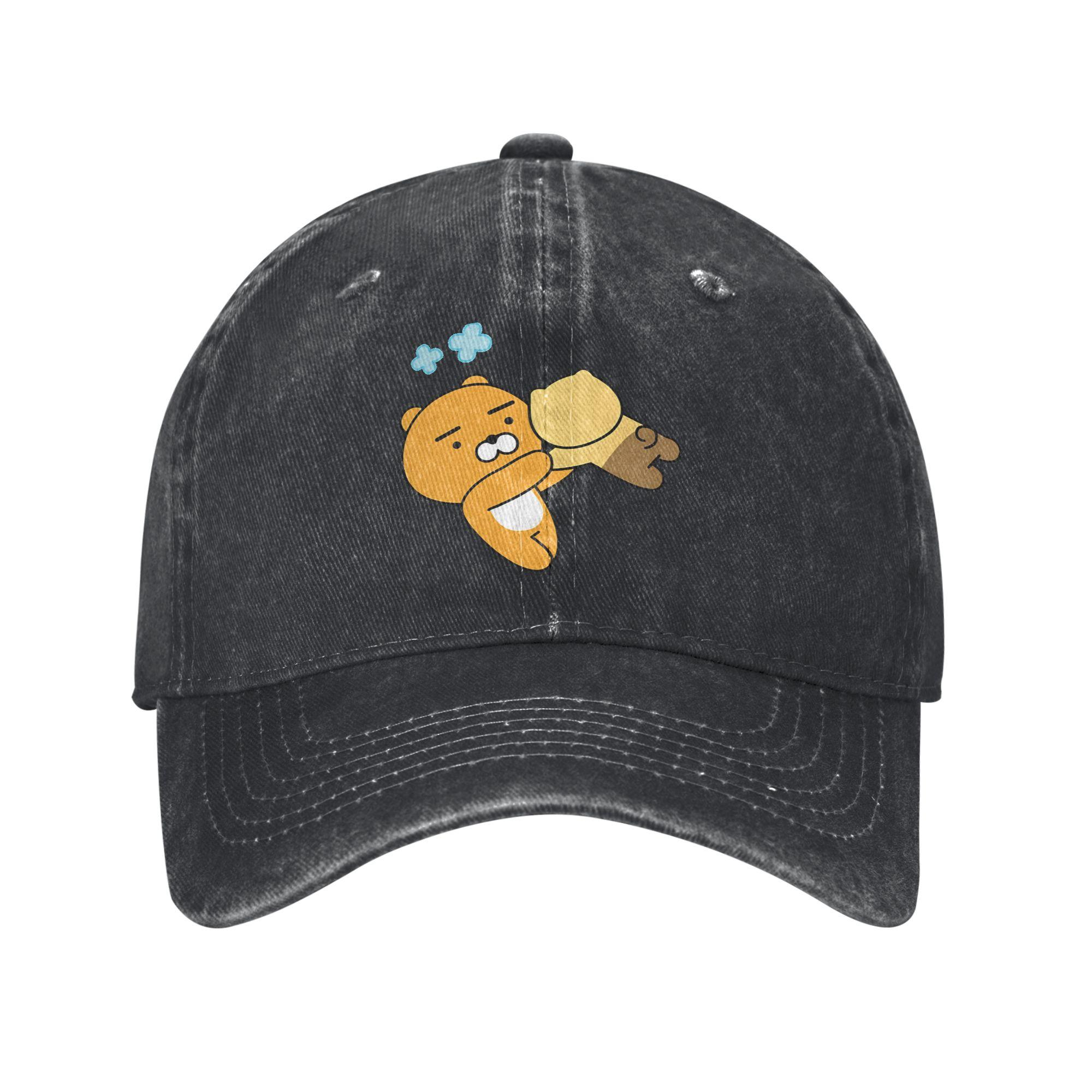 KaKao Friends Choonsik Is a Homebody Edition Casual Baseball Cap Outdoor Gym Hip Hop Hats Couple Women Fashion Baseball Caps One Size