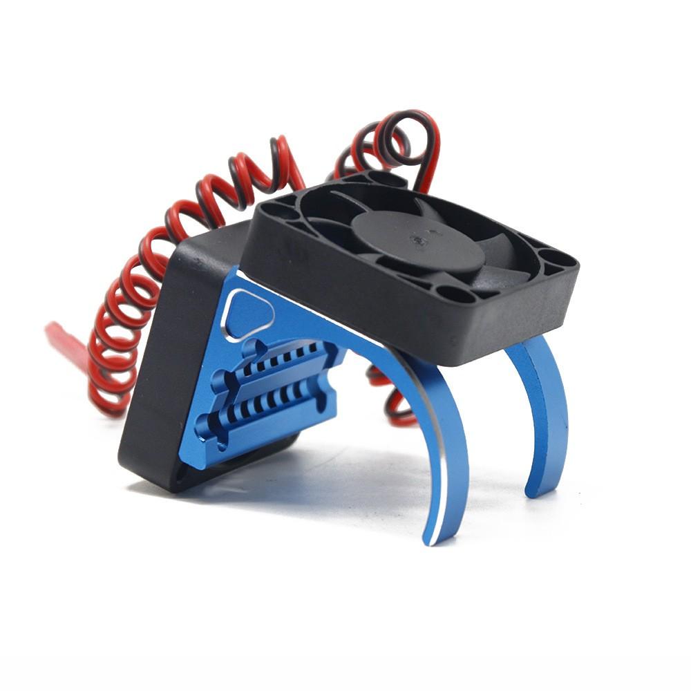 42mm Dual Fan  Motor Cooling  Heat Sink for Traxxas 1/10 MAXX E-Revo E-Maxx Summit Arrma 1/8 Kraton Talion Typhon RC Car